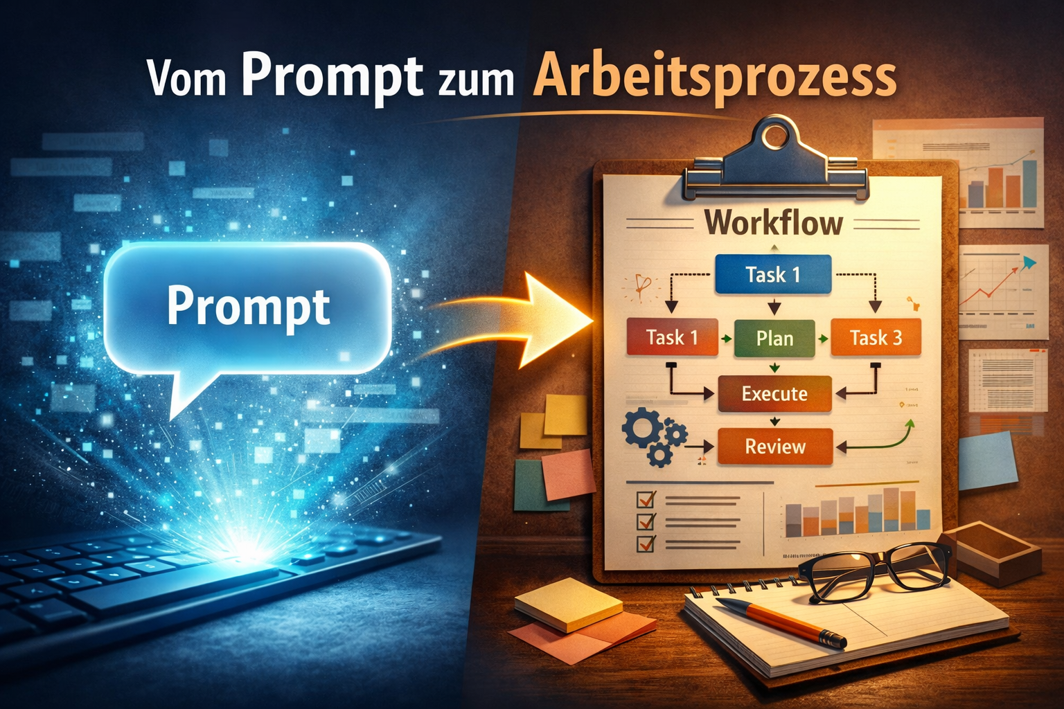 Vom Prompt zum Arbeitsprozess - Meta-Prompts erzeugen strukturierte Workflows statt einzelner Texte